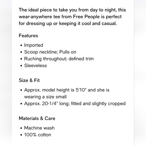 FREE PEOPLE Oh My Baby Tee Red & Cream Floral Size Medium - Picture 2 of 6